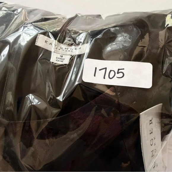 New KAY UNGER Purple Floral Jacquard Formal Black Tie Wedding Maxi Dress Size 18 - Picture 12 of 12